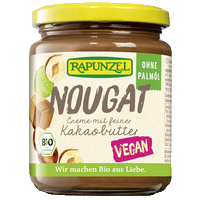 Nougat-Creme mit Kakaobutter